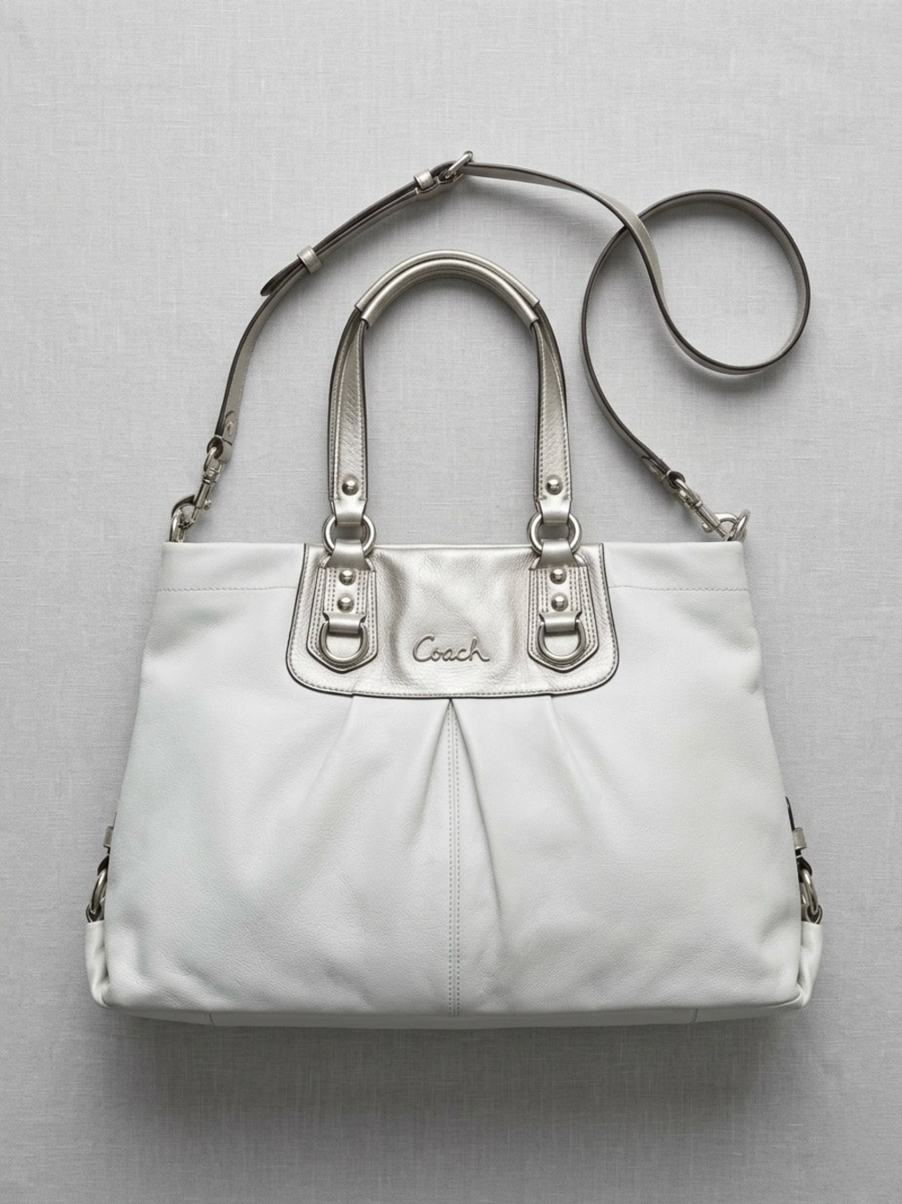 Coach Ashley Leather Large Carryall / Satchel (Style No. F15513)